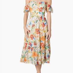 Dress the Population Strapless Floral Dress
